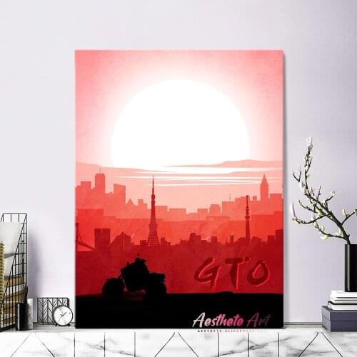 GTO Great Teacher Onizuka Anime Home Decor High Quality Canvas Painting Wall Picture Living Room Decoration Art Poster Print