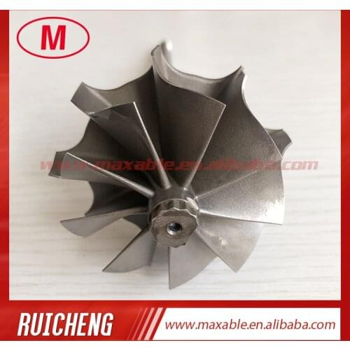 K26 54.55x64.4mm 9 blades 136.5mm shaft length Turbine wheel&shaft/turbo wheel