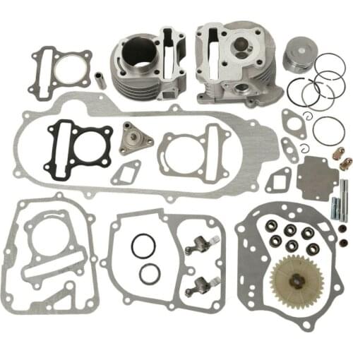 Rebuild Kits 47mm 80cc Big Bore GY6 Cylinder Upgrade for 49cc 50cc 139QMB Engines 64mm 69mm Valve Length Scooter Moped Parts Y1