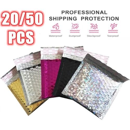 Lash Bubble Mailers 10 color Poly Bubble Mailer Self Seal Padded Envelopes Gift Bags For Book Magazine Lined Mailer Self Seal