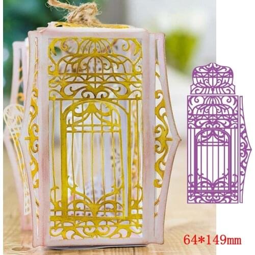 Lace Cage Gift Box Frame Metal Cutting Dies Stencils For DIY Scrapbooking Decoration Embossing Supplier Paper Card Craft Die Cut