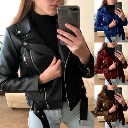 Lugentolo Women's Leather Jackets