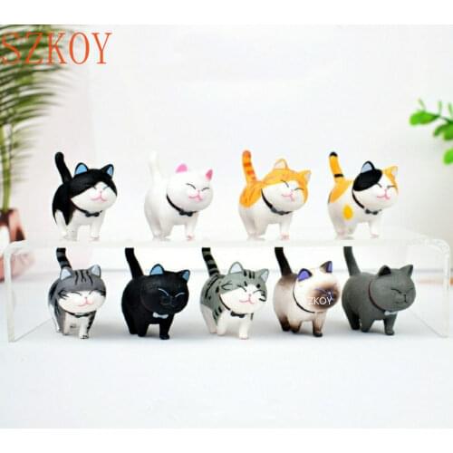 Lovely Cat Ornaments Creative Girl Ornaments Student Personality Home Decoration Accessories Desktop Model Birthday Gif
