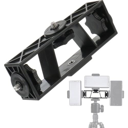 Monopod Triple Multi-function Live Broadcast Extension Bracket Smartphone Camera Stand for Tripod Camera Tripod Cam