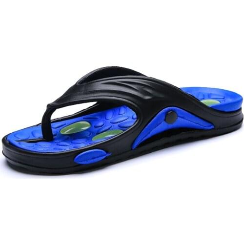 New Arrival 2021 Summer Mens Slippers Garden Beach Sandals Open Toe Flip-flops Slides Men Non-slip Sole Massage Water Footwear