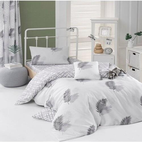 100% Natural Cotton Solid Color Duvet Cover Set Single FreshColor 3-Piece Simple And Stylish Design European American Style Easy