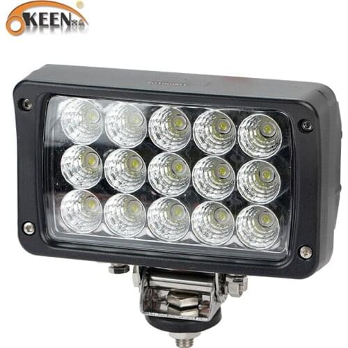 OKEEN Waterproof 6inch LED Pods Light Bar 45W Car Work Lights 12V 24V Flood Lights for Trucks for Off-Road 4x4 ATV SUV UTV Boat
