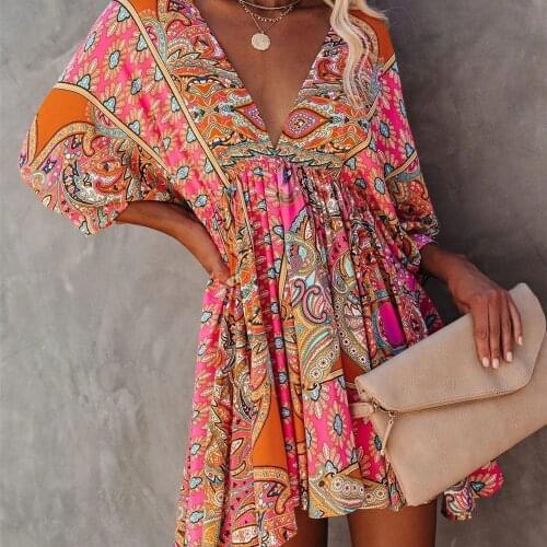 Sexy Long Sleeve Cover Up Women Dress One Piece Swimsuit Beachwear Skirt Tummy Control Tunic Swimwear Summer Bohe Bathing Suit