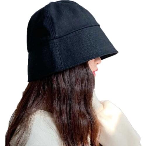 New Summer Autumn Fashion Bell-shaped Fisherman Hat Outdoor Japanese Style Bucket Hat Women Female Cute Sun Basin Caps