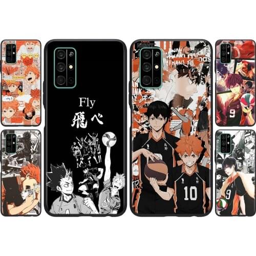 Silicone Cover Haikyuu Hinata Attacks For Huawei Honor 30i 10X 30S 9A 9S 9X 30 9C 20 20S V20 10i 10 7C Pro Lite Phone Case