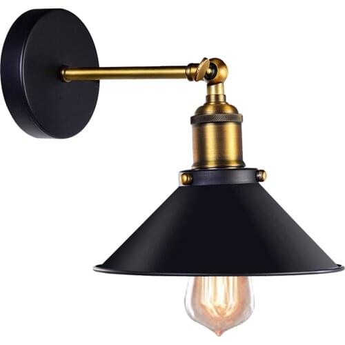 Modern Industrial Vintage Ceiling Wall Light Adjustable Lamp Shade for Home Restaurant Kitchen Light Fixture Decor Luminaire LED