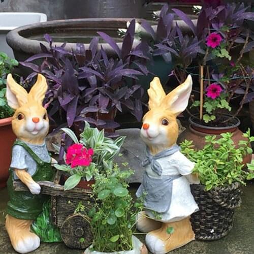 Tuin Decoratie Garden Outdoor Gardens Decoration Sculpture Squirrel Miniatuur Bloempot Tuinkabouter Poppenhuis Meubels Resin