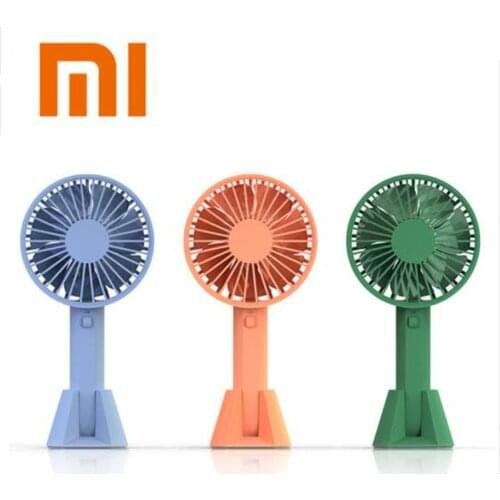 Original Xiaomi Smart Portable Handhold Fan With Rechargeable Built-In Battery USB Port Design Handy Mini Remote Control Fan
