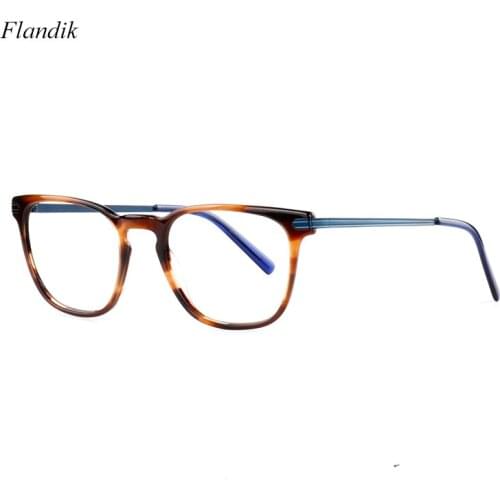 Cat Eye Glasses Frame Women Acetate Optical Prescription Myopia Presbyopia Spectacles 2020 New Fashion Metal Eyeglasses Frame