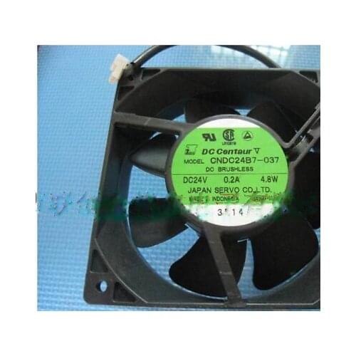 1pc new fan CNDC24B7-037 DC24V 0.2A 4.8W SERVO 120*120*38 freeship