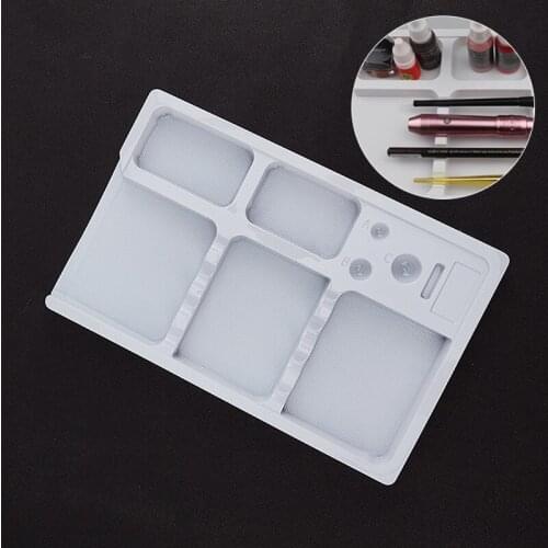 1PC Permanent Makeup Accessories Disposable Washable PVC Tattoo Tools Tray Holder Organizer Pigment Storage Tray Tattoo Supply