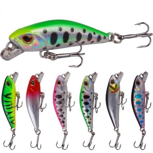 2021 Bait Reinforced Hook Sink 4.5cm Hard Bait Fishing Tool