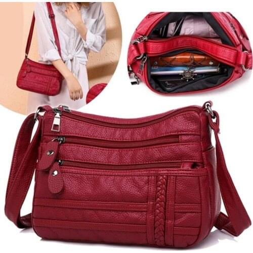 2021 Women Shoulder Bag Leather Luxury Handbags Womens Bags Designer Shoulder Crossbody Bag Female Fashion Female for Ladies