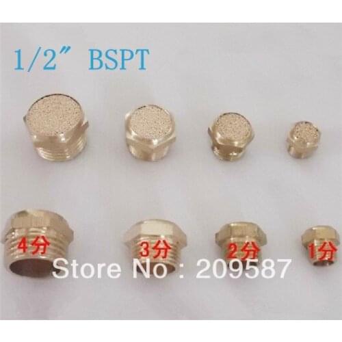 50pcs Pneumatic Breather Vent Silencers Mufler 1/2" BSPT