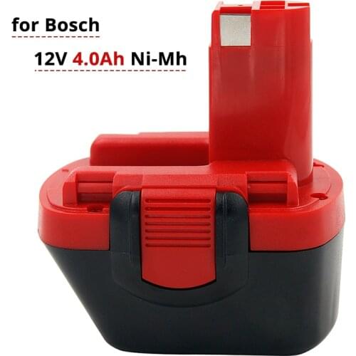BAT043 BAT045 4000mAh Ni-MH 12V Power Tools Rechargeable Battery for Bosch 12 V Drill GSR12VE-2 PSR12VE-2 BAT120 BAT046 BAT049