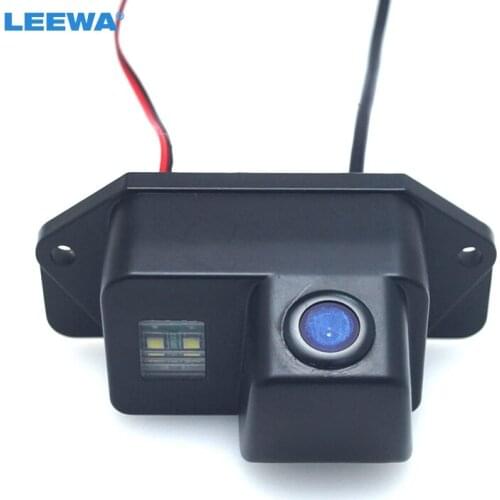 LEEWA HD Car CCD Rear View Camera with LED For Mitsubishi Lancer Wing God 2012-2014 Backup Parking Camera #CA6017