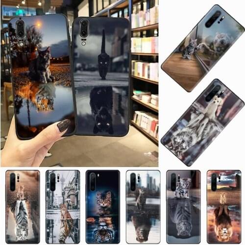 Cat tiger dog lion Phone Case For Huawei honor Mate P 9 10 20 30 40 Pro 10i 7 8 a x Lite nova 5t