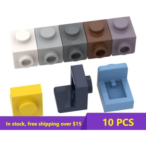 10PCS DIY Part Bricks 36841 1X1-1X1 Bracket Building Blocks Parts DIY Teens Educational Parts Toys Boys Girls Gifts