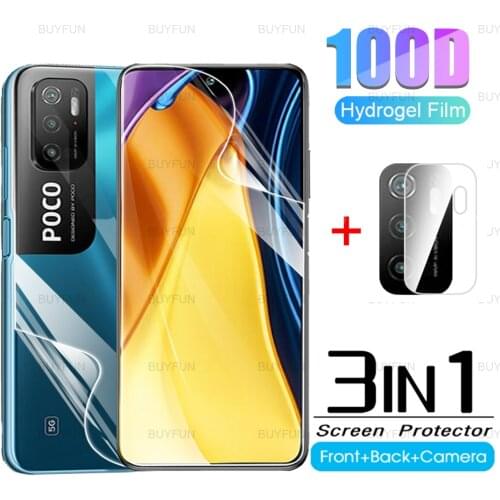 For Xiaomi Poco M3 Pro Hydrogel Film Screen Protector on Xaomi Little Pock For poco m3 pro 5g m3pro Camera Lens Protective Film
