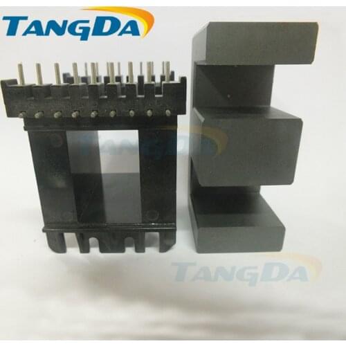 EE core EE73B 9+9L 9+9pin bobbin magnetic core+skeleton soft magnetism ferrites SMPS RF transformers horizontal PC40 (not EE73 )