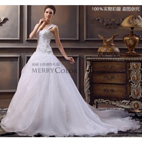 Beautiful corset free shipping 2016 new style Sexy bride wedding transparent peplum skirt Custom size wedding dress