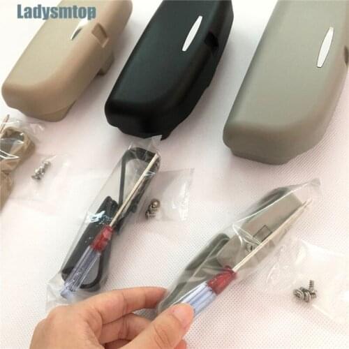 Ladysmtop Car Sun Visor Glasses box case For Volvo all model S60 S80 S40 XC60 XC90 V40 V60 C30 XC70 V70