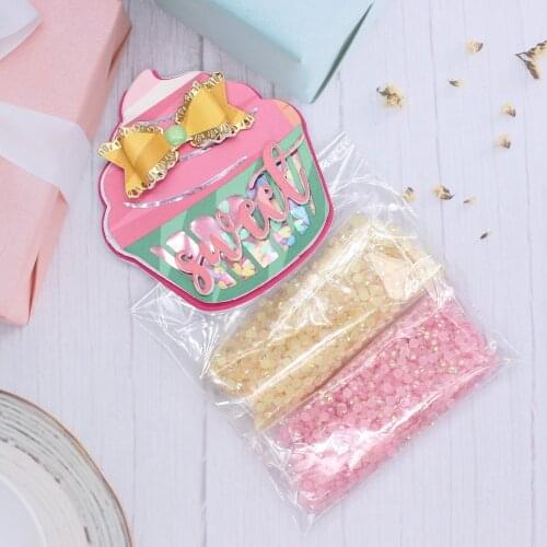 Cute Cupcake Shaker Bag Topper Metal Cutting Dies Stencils for DIY Scrapbooking Decorative Embossing DIY Paper Cards