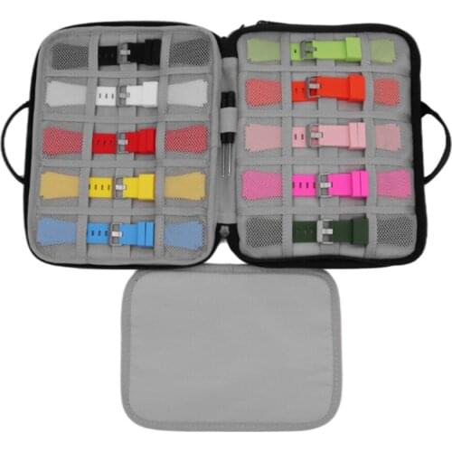 Multifunctional Portable Smart Watch Strap Storage Bag Organizer Durable Watch Band Holder Box Outdoor Watchband Pouch Case