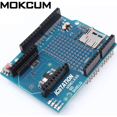 Xbee Module & SD Card Socket Xbee Wireless Module SD Card Shield for Arduino ICSJ010A Wireless SD Shield
