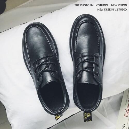 Mens shoes 2020 New Autumn/winter British trend versatile casual platform leather shoes shoes for men