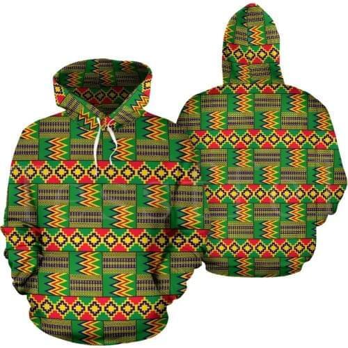 Tessffel County Traditional Africa Native Pattern Kente Harajuku Tracksuit 3DPrint Men/Women Streetwear Zipper Jacket Hoodies 12