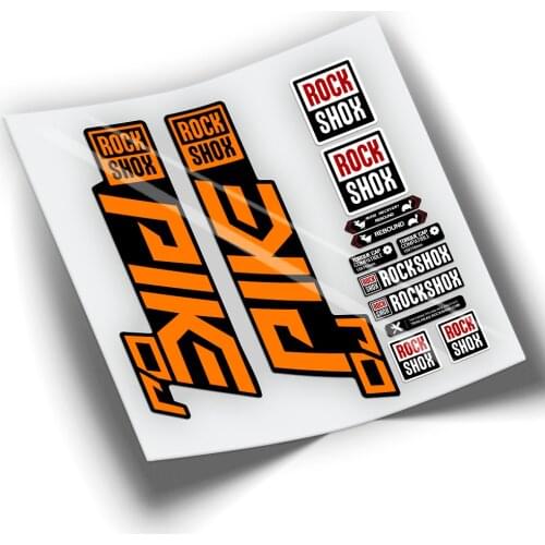 STICKERS clevis Rod BICILECTA ROCKSHOX PIKE DJ 2021 WP384