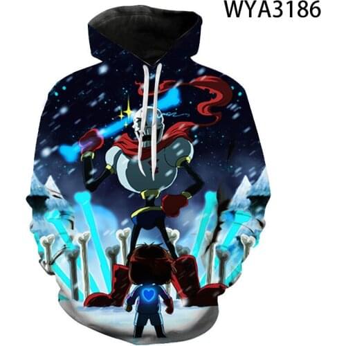 2020 New Men Women Children Games Undertale Hoodies Casual Fashion 3D Printed Pullover Sweatshirts Boy Girl Kids Hoody Jacket