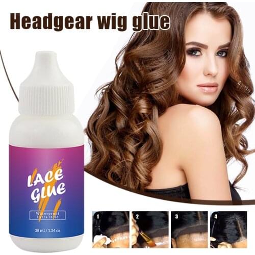 New 38ml Lace Wig Seamless Glue Waterproof Hair Tool Wig Adhesive Glue Invisible Adhesive SCI88