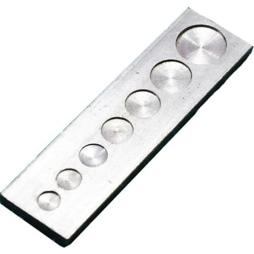 Snap Rivet Button Setter Base for Punch Hole and Install Rivet Button Metal Leather Craft Tool Mounting Rivet Buttons Tools