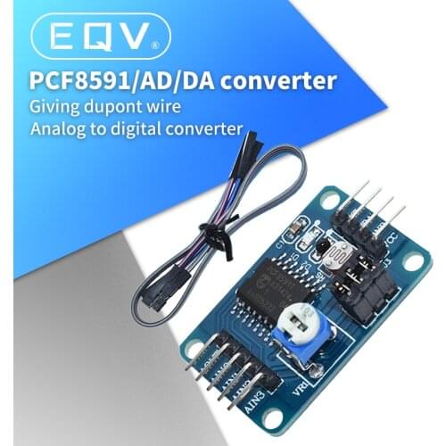 New Pcf8591 Ad / Da Conversion Of To Digital /digital-to- Converter Module Temperature Illumination
