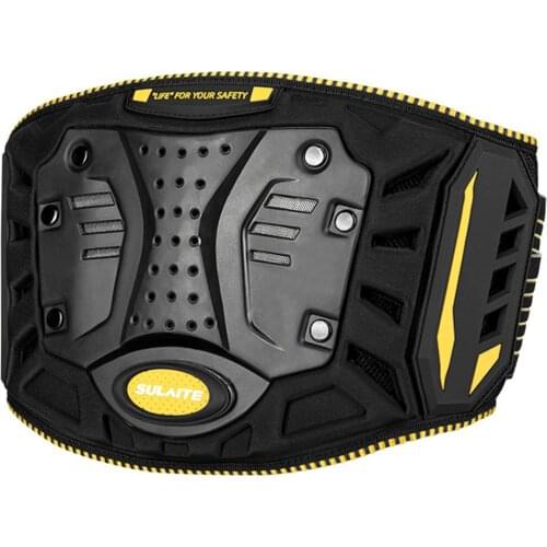 Safety Belt Road Protective Kidney Motorcycle Waist Support Belt Protector Brace Motocross Off Road Racing Waist Brace Yellow