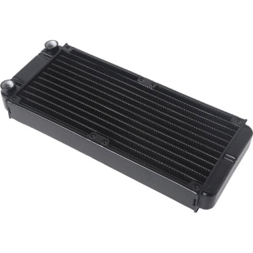 Water Cooling Computer Radiator 18 Pipe Aluminum Heat Exchanger Liquid Cooling