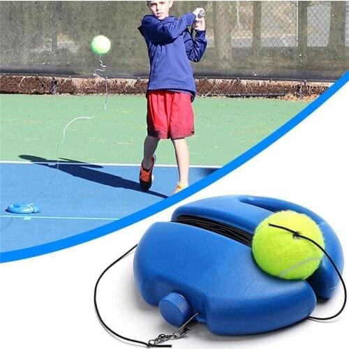 Heavy Duty Tennis Training Aids Tennis Singles Training Practice Tool Rebound Tennis Trainer Partner Sparring Device