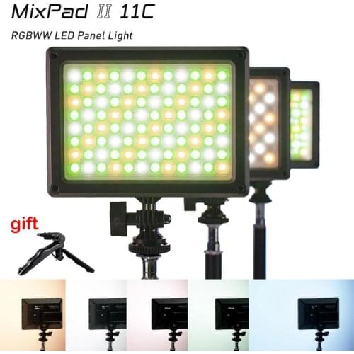 MixPad II 11C RGBWW LED Panel Lights Versatile Ultra-Compact Photography Led Lamp 13W 2700K-6500K Video Studio LED Lamparas