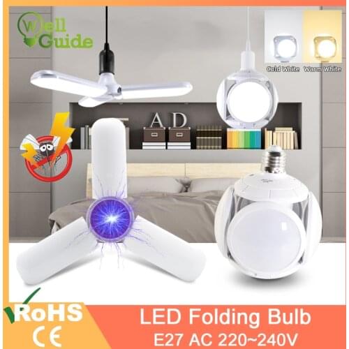 LED lamp E27 LED Bulb 40W 9W AC 220-240V Cold White Warm White Bombilla Spotlight Lampada LED light football UFO lamp for home