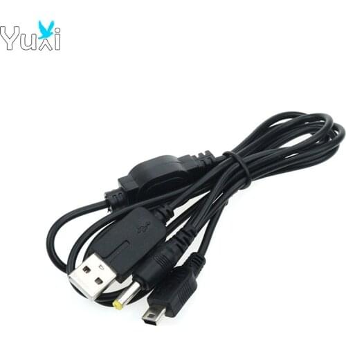 YuXi 2 in 1 USB Charger Cable For PSP 1000 2000 3000 Charging Transfer Data Power Cord Power Cable Game Accessory