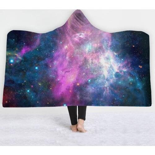 Gorgeous And Beautiful Star Series Blanket Sherpa Fleece Ocean Wearable plush Throw Blanket on Bed Sofa Thick warm Blanket