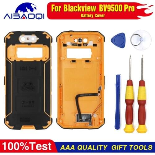 Protective Battery Case Back Cover+Loudspeaker+Fingerprint For Blackview BV9500 Phone Perfect Replacement Parts