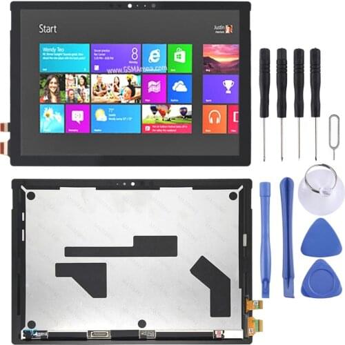 LCD Screen and Digitizer Full Assembly for Microsoft Surface Pro 6 1807 (Black)